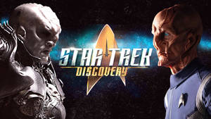 Star Trek Discovery Voq And Saru Wallpaper