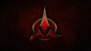 Star Trek Iphone Red Klingon Logo Wallpaper