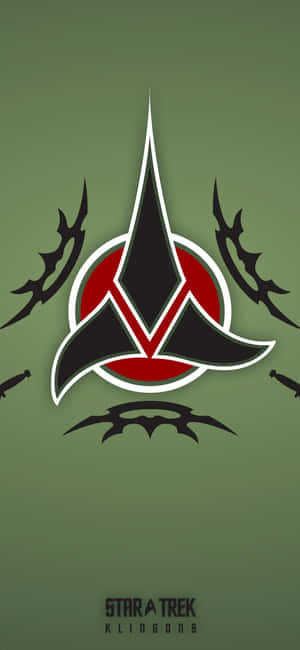 Star Trek Phone Klingon Green Background Wallpaper