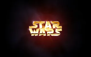 Star Wars Logo Art Wallpaper