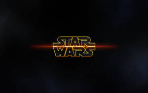 Star Wars Logo Minimalist Design Wallpaper