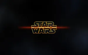 Star Wars Logo Minimalist Design Wallpaper