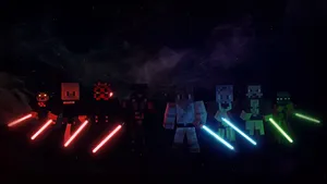 Star Wars Moving Minecraft Wallpaper