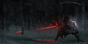 Star Wars Red Swords Wallpaper