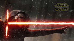 Star Wars The Force Awakens Red Lightsaber Wallpaper