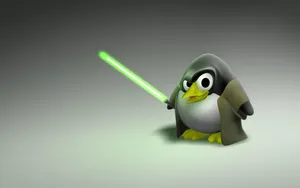 Star Wars Theme Tux Official Linux Desktop Wallpaper