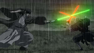 Star Wars Visions The Elder And The Ronin Wallpaper
