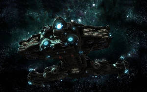 Starcraft Hyperion Behemoth Battle Cruiser Wallpaper