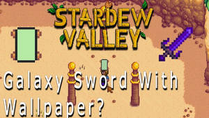 Stardew Valley Galaxy Sword Wallpaper