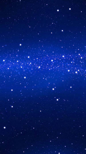 Stardust Blue Space Phone Wallpaper