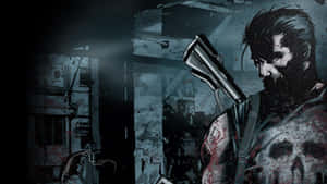 Stare Down Evil With The Punisher Wallpaper