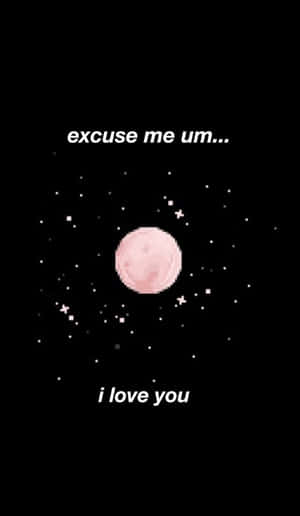 Starry Love Confession Wallpaper