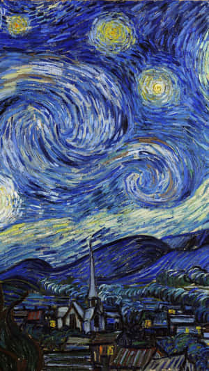 Starry Night By Vincent Van Gogh Iphone Classic Wallpaper