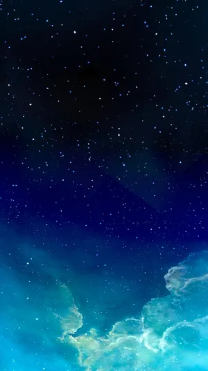Starry Night Sky Ios 11 Wallpaper
