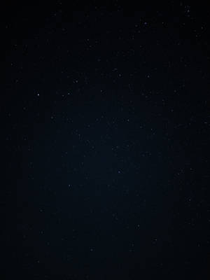 Starry Night Sky Pure Black Hd Phone Screen Wallpaper