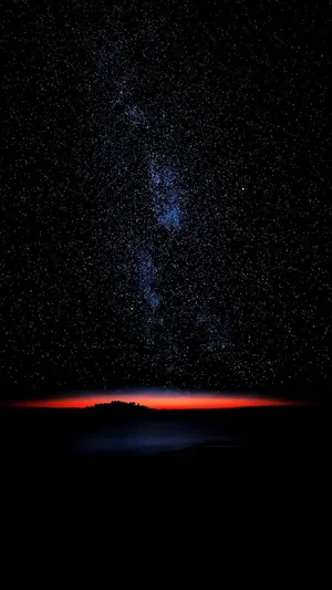 Starry Night Sky Super Amoled Display Wallpaper