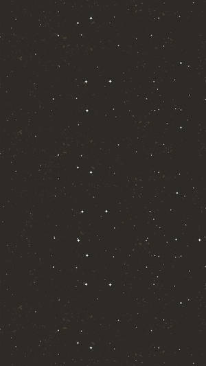 Starry Sky Minimalist Black Phone Wallpaper