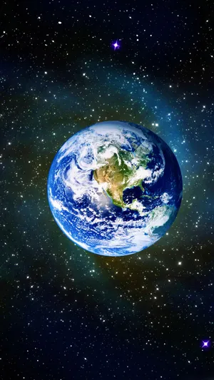 Stars And Earth Iphone 6 Wallpaper