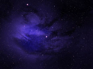 Stars In Violet Space Wallpaper