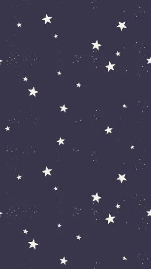 Stars Pattern Simple Phone Wallpaper