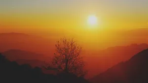 Start The Day With A Beautiful View Of The Sunrise From Your Desktop. Wallpaper