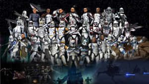 Start Your Journey With The Jedi Knights In Star Wars: Clone Wars Wallpaper
