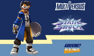 Static Shock In Multiversus Wallpaper