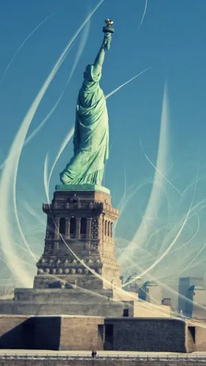 Statue Of Liberty In New York Iphone Wallpaper