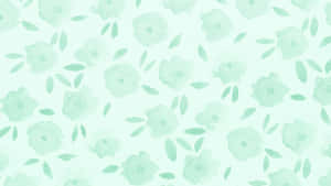 Stay Chill And Stay Cute With This Cool Mint Green Aesthetic Wallpaper