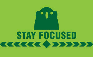Stay Focused Inspirational Laptop Wallpaper
