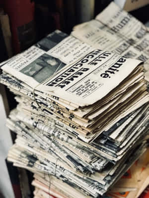 Stay Informed With Classic Vintage Newspapers Wallpaper