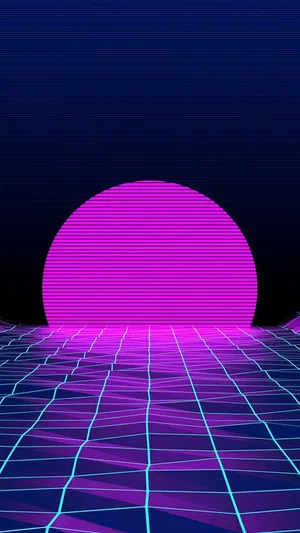 Stay On Trend With The Vaporwave Iphone! Wallpaper