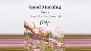 Stay Positive, Rise Above Challenges Wallpaper