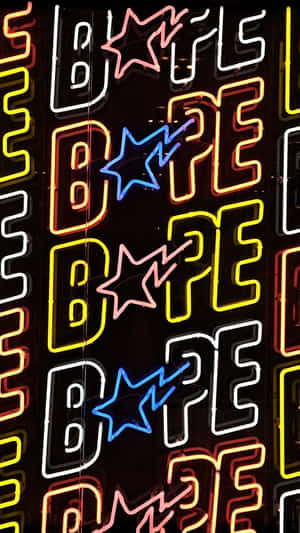 Stay Stylish And Edgy With A Limited Edition Bape Iphone Wallpaper