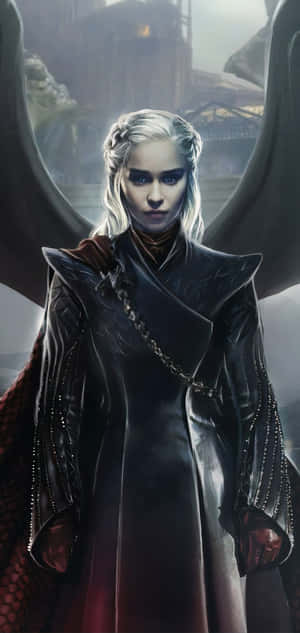 Stay Up-to-date With The Latest Information From Westeros, With This Official Game Of Thrones Iphone. Wallpaper