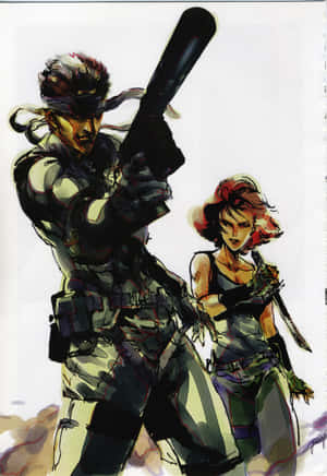 Stealth Master - Solid Snake From Metal Gear Series Wallpaper