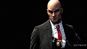 Stealthy Silence - Hitman Absolution In Black Suit Wallpaper