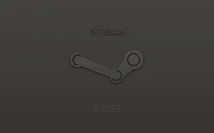 Steam Platform Logo Dark Background Wallpaper
