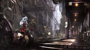 Steampunk Anime Girl Wallpaper