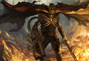 Steampunk Cool Superhero Wallpaper