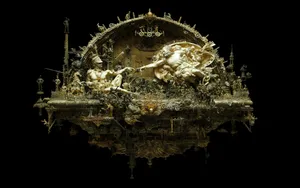 Steampunk Marble Creation Of Adam 4k Wallpaper