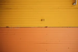 Steel Orange And Yellow Texture Wallpaper