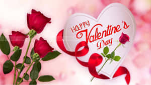 Stem Of Roses Happy Valentines Day Hd Wallpaper