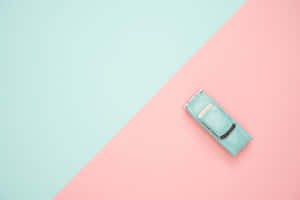 Step Into The Light With A Beautiful Pastel Pink Aesthetic Computer. Wallpaper