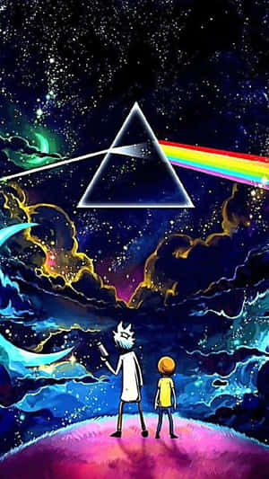 Step Into The Magical Trippy Galaxy Wallpaper