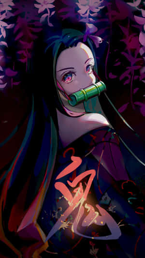 Step Into The Shoes Of Demon Slayer, Nezuko Kamado. Wallpaper