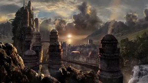 Step Into The World Of Skyrim And Experience Epic Adventure Wallpaper