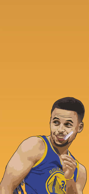 Stephen Curry 4k Cartoon Wallpaper