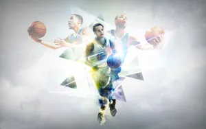 Stephen Curry Looks Cool And Confident On The Court. Wallpaper