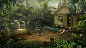 Sterling Archer Jungle House Wallpaper